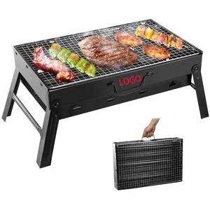 Folding Portable Stainless Steel Barbecue Charcoal Grill