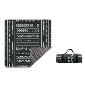 Custom Folding Picnic Blanket with Straps ( 79" x 79" )