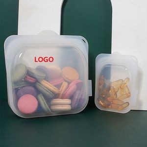 3 PCS SET (118ML+1000M+1950ML) Reusable Silicone Food Storage Bags, LEAKPROOF, AIRTIGHT, Food Grade