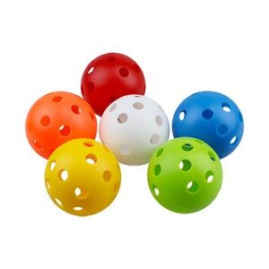 Indoor Court Pickleball Balls, High Elasticity & Durable 26 Holes, Perfectly Balanced for All Style