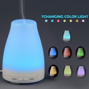 Aromatherapy Essential Oil Diffuser 100ml Humidifier with 7 Colors Changing LED Lights