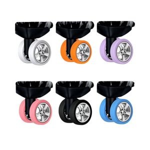 Luggage Wheel Covers Silicone Suitcase Wheel Protector ( 8 pcs )