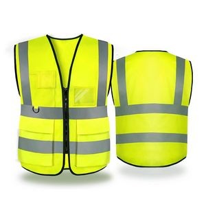 Reflective Mesh Breathable Adult Safety Vest