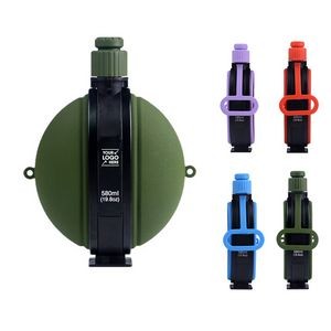 Portable 19 Oz. Collapsible Silicone Water Bottle