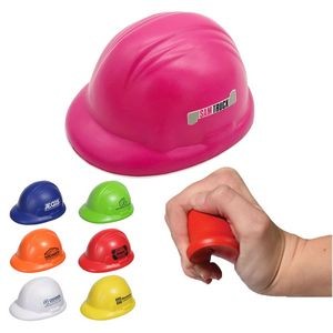 Imprinted Hard Hat Stress Reliever