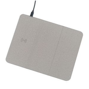 Mouse Pad w/Integrated Wireless Charger