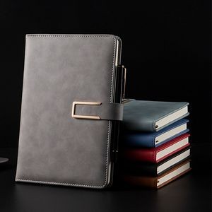 A5 Soft Touch Leather Journal with Pen Holder