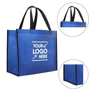 Durable 100GSM Non-Woven Tote Bag w/Laminated Finish