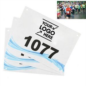Race Day Bibs for Running Events (MOQ 100pc)