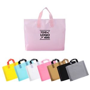 Durable PE Soft Handle Plastic Tote Bag