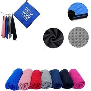 Premium Full Color Golf Towel - MOQ100, Customizable