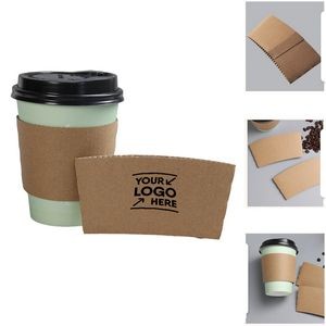 Corrugated Kraft Paper Cup Sleeve For 8-16 Oz. Cups