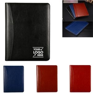 A4 Zippered Business Padfolio: Organize & Write in Style