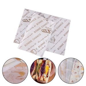 Customizable Sandwich Wrapper Paper