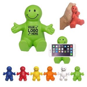 Smiley Phone Holder & Stress Relief Toy