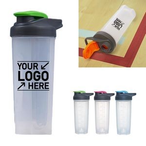 24 Oz Classic Outdoor Gym Protein Shaker Bottle