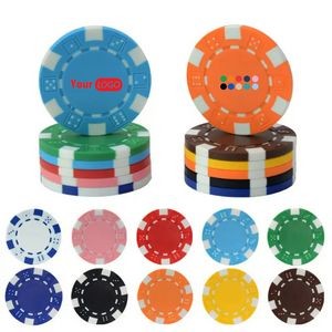 Plastic Poker Chip Stacking Game Toys