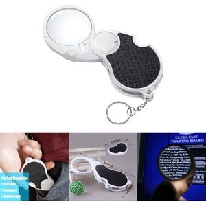 Magnifying Glass with Light Key Ring