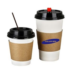 Disposable Kraft Paper Cup Sleeves