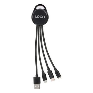 3-in-1 Light Up USB Cable Key Chain