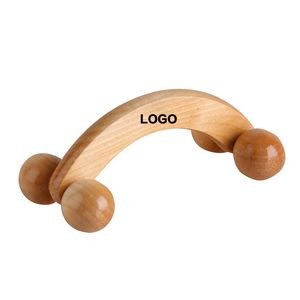 Arch Shape Wooden Massager w/4 Removable Wheels