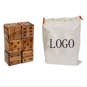 Oversize Wooden Yard Dice Game Sets