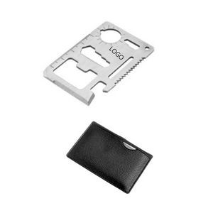 Stainless Steel 11 in 1 Credit Card Wallet Knife