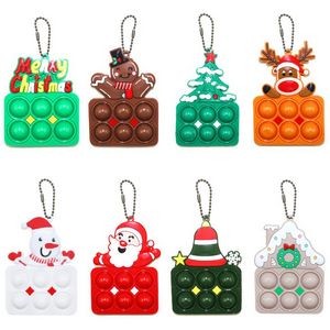 Christmas Series Fidget Push Pop Bubble Toy (Blank Inventory)