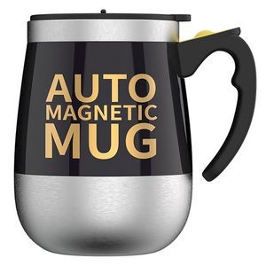 Auto Stirring Coffee Mug - Stainless Steel