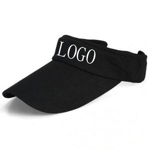 100% Cotton Adjustable Visor Hat