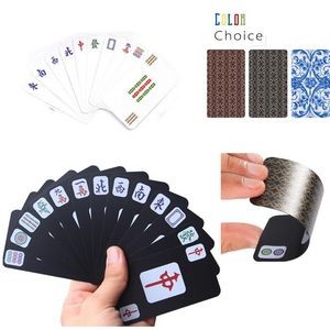 PVC Mahjong Playing Cards - 144 Card Set