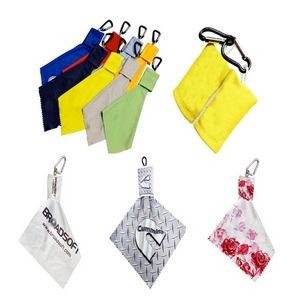 Microfiber Lens Cloth With Carabiner