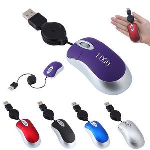 Retractable Travel Optical Mouse