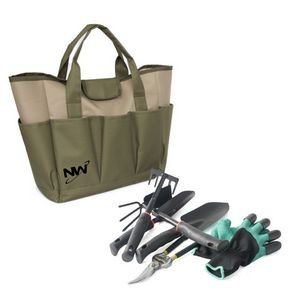 6 PC Garden Tool Set W/ Bag