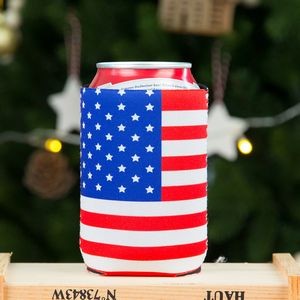 American Flag Pattern Coke/Sprite Can Cover