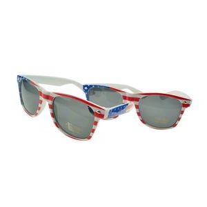 Custom American Flag Pattern Sunglasses