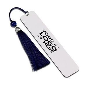 Stainless Steel Bookmark with Tassel