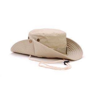 Outdoor Large Brim Bucket Boonie Jungle Fishing Hunting Hat
