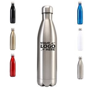 17 Oz. Stainless Steel Cola Shaped Bottle