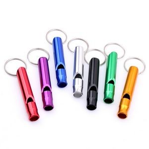 Metal Whistle Keychain