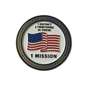 1 1/2"; 2" Challenge coin