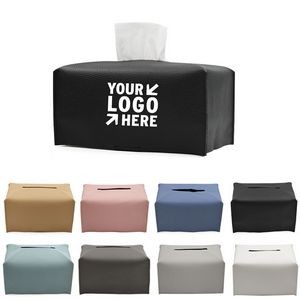 PU Leather Tissue Box Cover