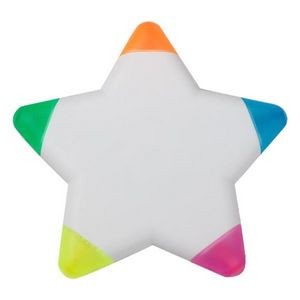 Star Shaped Highlighter W/ Multi-Color