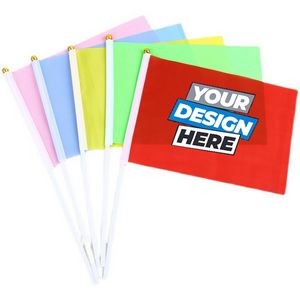 Polyester Hand Flags 5¡± x 8¡±