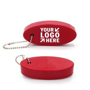 Oval Floater Key Chain
