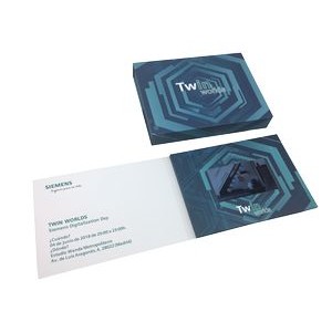 5" HD A4 Standard Soft Cover Business Video Brochure Card