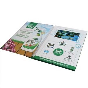 4" HD A4 Standard Soft Cover Business Video Brochure Card