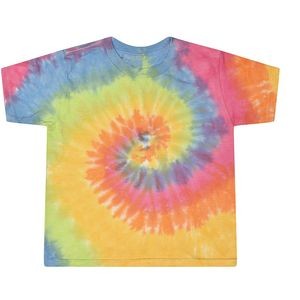 Tie Dye Rainbow Crop T-Shirt - Women's