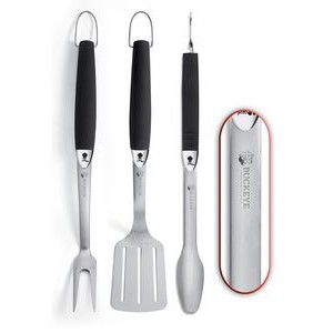 Weber Stainless Steel Three-Piece Barbecue Tool Set