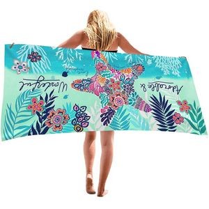 Sublimation Quick Dry Oversized Beach Towel(L59"XW29.5")